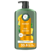 Herbal Essences Honey Daily Moisture Conditioner bottle being poured for lightweight hydration