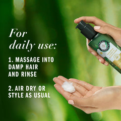 Herbal Essences Repairing, textura ligera, cabello desenredado y manejable.