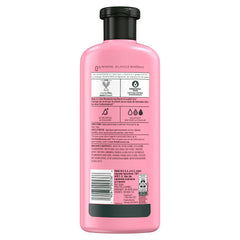 Textura cremosa del acondicionador rose hips para cabello suave