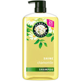 Champú Herbal Essences Shine Collection: botella frontal, brillo perceptible.