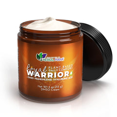 Herbal Mana Frankincense DMSO Body Cream bottle provides fast hydration with a clean finish.