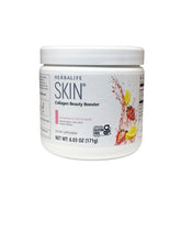 Herbalife SKIN collagen bottle being poured for daily skin support.