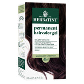Herbatint 4M Mahogany Chestnut color palette showing deep, natural tones.