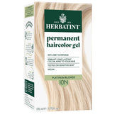 Herbatint 10N Platinum Blonde bottle ready for precise, even color application.