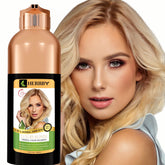 HERBBY Hair Color Shampoo gray-coverage for natural-looking concealment.