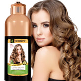 HERBBY Hair Color Shampoo gray coverage for a natural look.