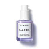 Herbivore Bakuchiol Dual-Retinol Serum bottle with silky, fast-absorbing texture for nightly use.