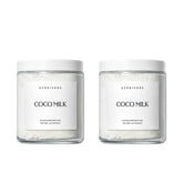 HERBIVORE Coconut Milk Bath Soak 2-pack ready for hydrating skin after a long day