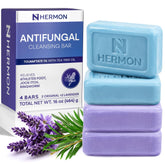 Hermon Antifungal Soap tea tree oil bottle—daily protection against fungal skin issues.