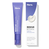Rescate Retinol de HERO COSMETICS: textura irregular suavizada para una piel más uniforme