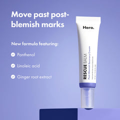 Rescue Balm de HERO COSMETICS, aplicación localizada para manchas tras acné