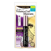 Heroine Make Mascara envase negro curvo para un volumen visible.