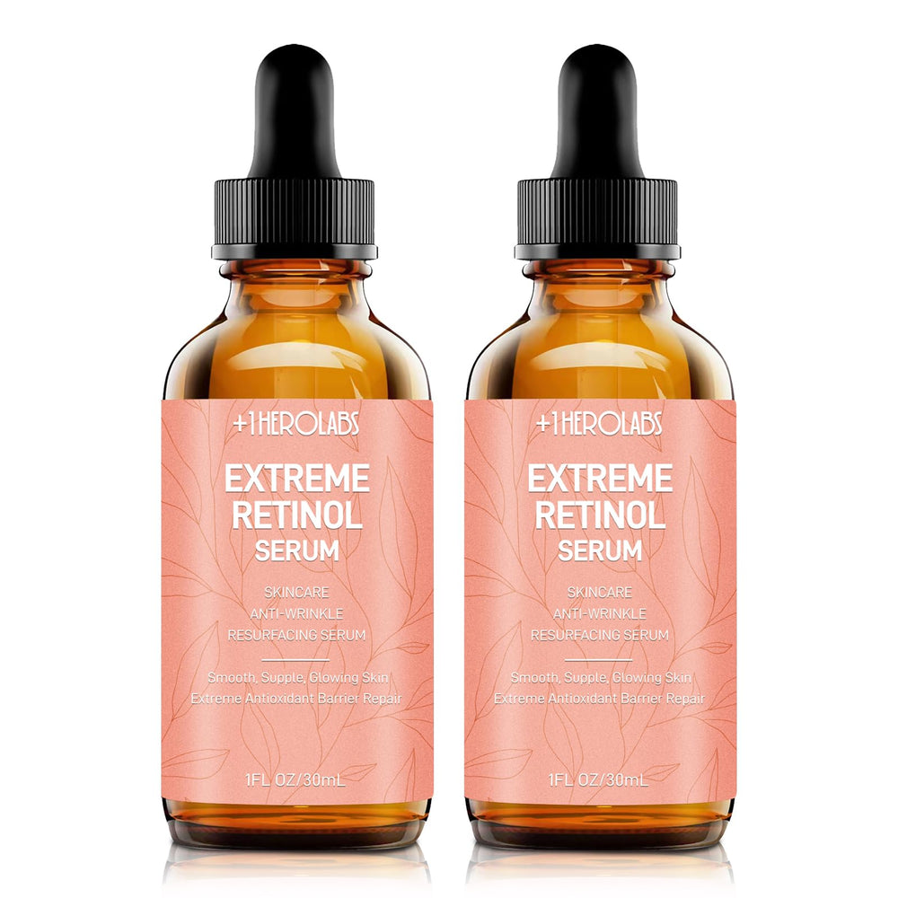 Frasco de Herolabs Retinol Serum en vidrio para uso diario