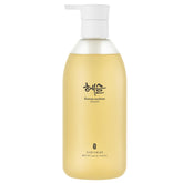 Hesul Korean Soybean Shampoo bottle showing a sulfate-free daily cleansing formula.