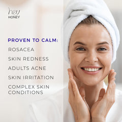 Hey Honey Relax honey-propolis ingredients close-up highlights natural skin-supporting components.