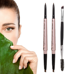 HeyBeauty eyebrow pencil dual ends for precise definition and natural-looking brows all day.