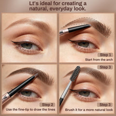 HeyBeauty retractable pencil body enables quick, precise touch-ups
