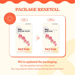 Kit completo Heyhae para uñas gel Rosy Ruby con prep pad y lima