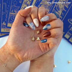 Heyhae, kit completo con 28 tiras gel para manicura rápida en casa.