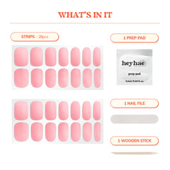 Heyhae lima de uñas con acabado suave para ajuste perfecto.