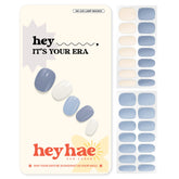 Heyhae tiras gel semicuradas azul primavera para uñas elegantes y duraderas.