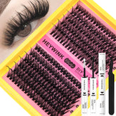 HEYWINK DIY lash cluster kit contents for professional-at-home results.