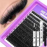 HEYWINK lash clusters kit 100D dense volume for dramatic at-home lash styling