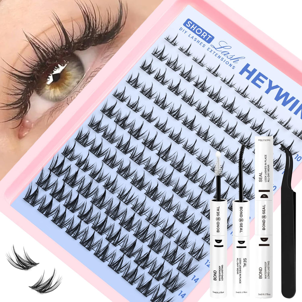 HEYWINK Manga Lash Clusters Kit bond and seal for secure, all-day wear.