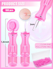 HFWTWPY precision lancet tips close-up for accurate facial extractions.
