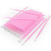 HGLOZ microswabs in pink packaging for mess-free eyelash extensions precision