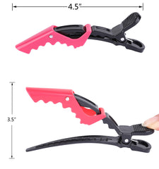 HH&LL hair clip in use for sectioning during styling without slipping.
