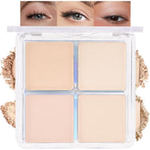 HHLTOH paleta sombras neutras: caja y diseño elegante para uso diario.