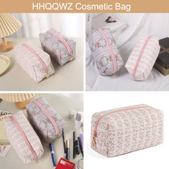HHQQWZ makeup bag interior organization highlighting compartments for brushes