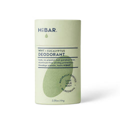 Desodorante HiBAR sin plástico, eucalipto y menta, para uso diario y frescura todo el día