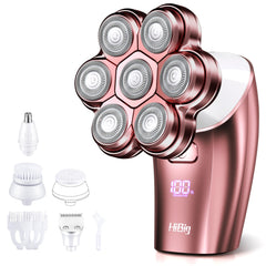 HiBig 5in1 head shaver for versatile full-body grooming and quick touch-ups