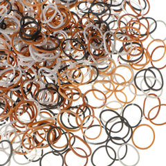 Hicarer 1000 mini rubber bands for versatile hair braids and styles