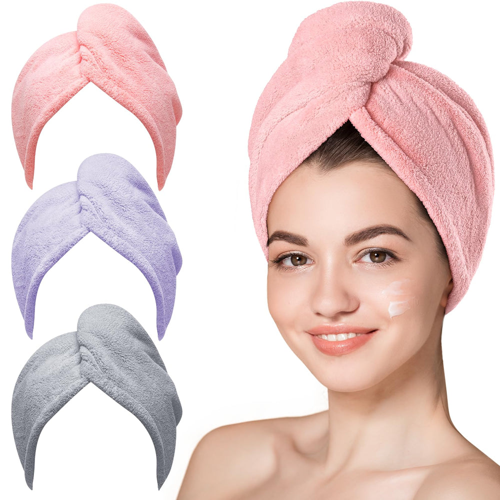 Toalla Hicober de microfibra para secado rápido del cabello