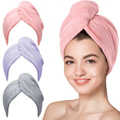 Toalla Hicober de microfibra para secado rápido del cabello