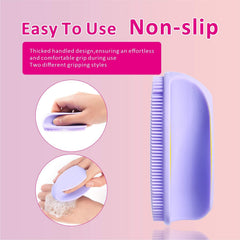 HIEERBUS face scrubber offers deep-cleaning action to remove surface oil.