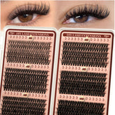 Higu clace lash clusters 600pcs for versatile daily looks.