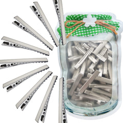 HiJeaton clip alligator grande de 6 cm para lazos y manualidades.