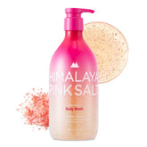 Himalaya Pinksalt Daily Scrub bottle showing exfoliation for radiant skin