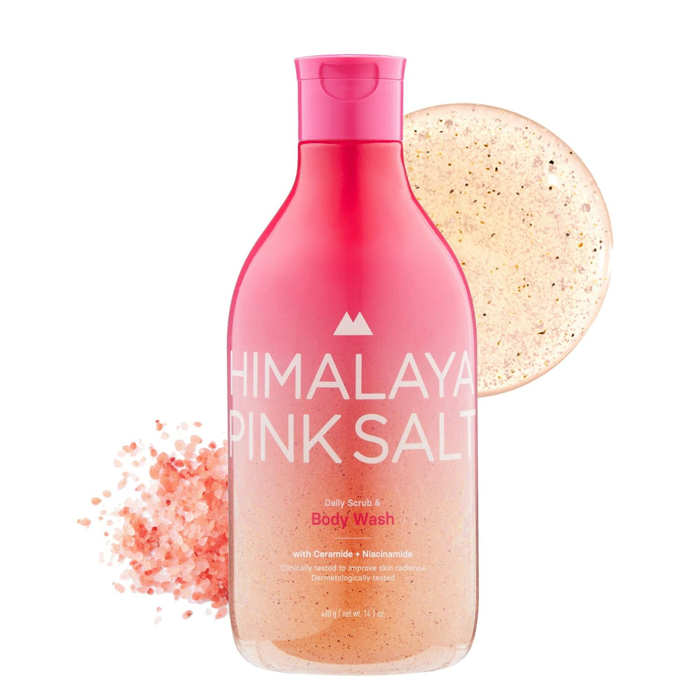 Himalaya Pinksalt exfoliante corporal: piel suave y renovada tras la exfoliación