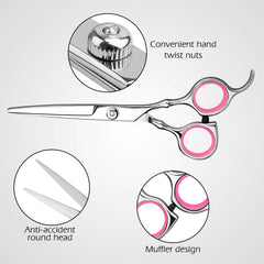 Himart pink kit with textured blades for layered texture at home