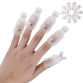 HiMo cap clip in white secures removal for quick color changes.