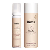 hims Thick Fix Shampoo bottle with vegan formula for fuller-looking hair