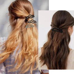 HINGTAI minimalist flat barrettes add subtle style for daily outfits.