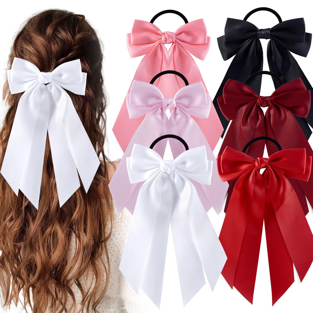 Hisial lazo de pelo para coleta en blanco, ideal para looks diarios