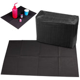 Bib desechable dental de Hisight negro 13x17 protege ropa y mesa durante procedimientos.