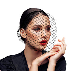 HIWIND diadema velo detalle cristales: toque romántico para looks nocturnos.